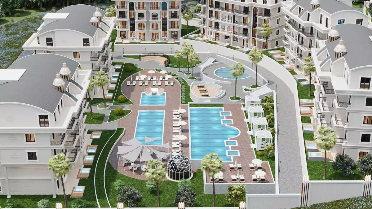 Квартира 48м² в Турции, Тюрклер. Стоимостью 140000€ аренда фото-11