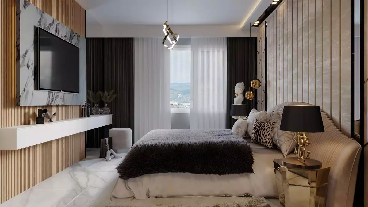 Квартира 48м² в Турции, Тюрклер. Стоимостью 140000€ аренда фото-30