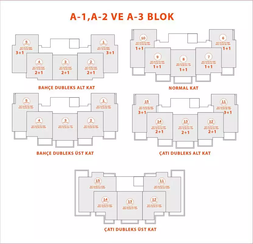 Квартира 48м² в Турции, Тюрклер. Стоимостью 140000€ аренда фото-46