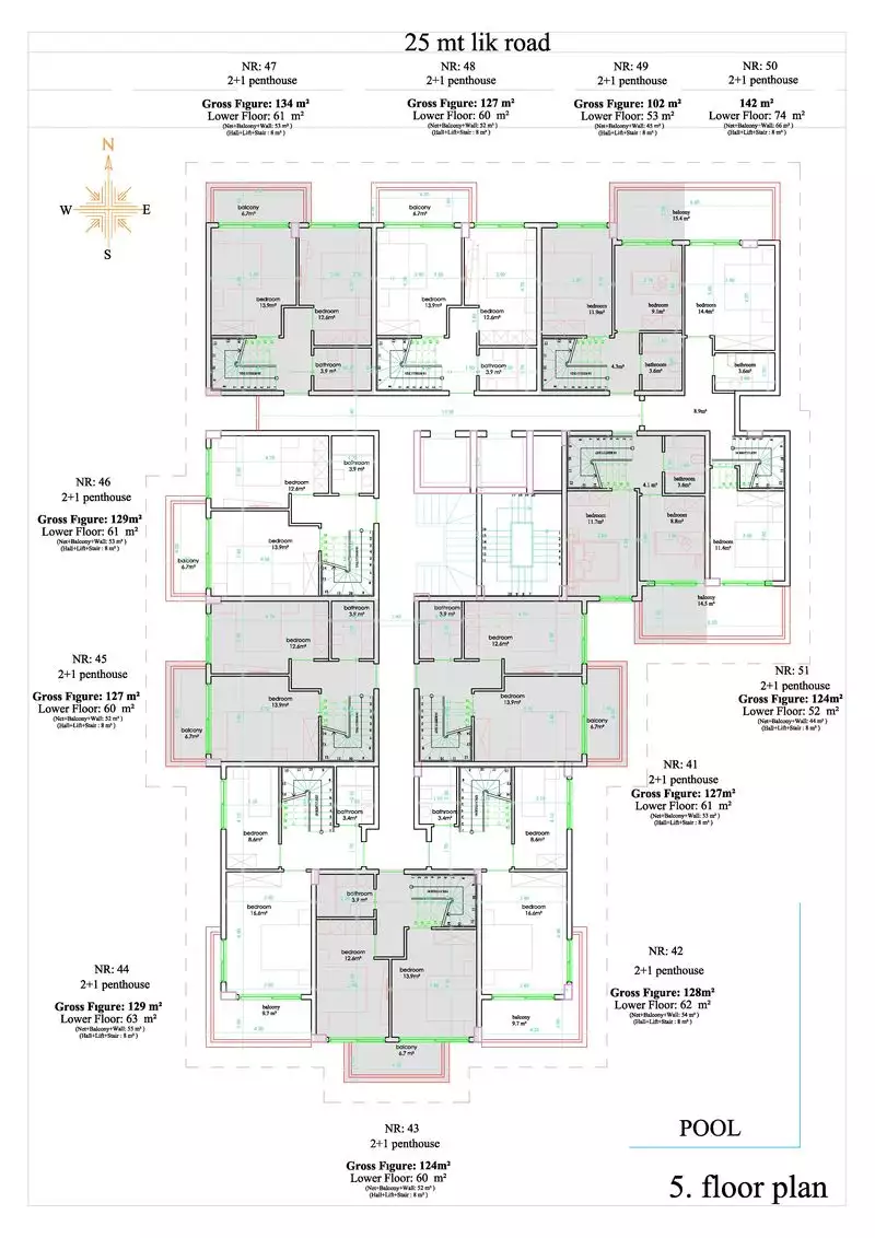 Квартира 53м² в Турции, Алания. Стоимостью 275000€ аренда фото-10