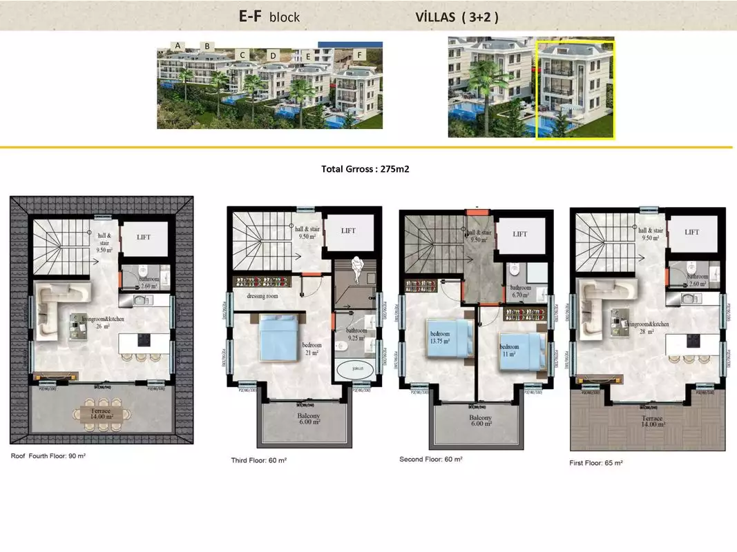 Квартира 55м² в Турции, Кестель. Стоимостью 490000€ аренда фото-7