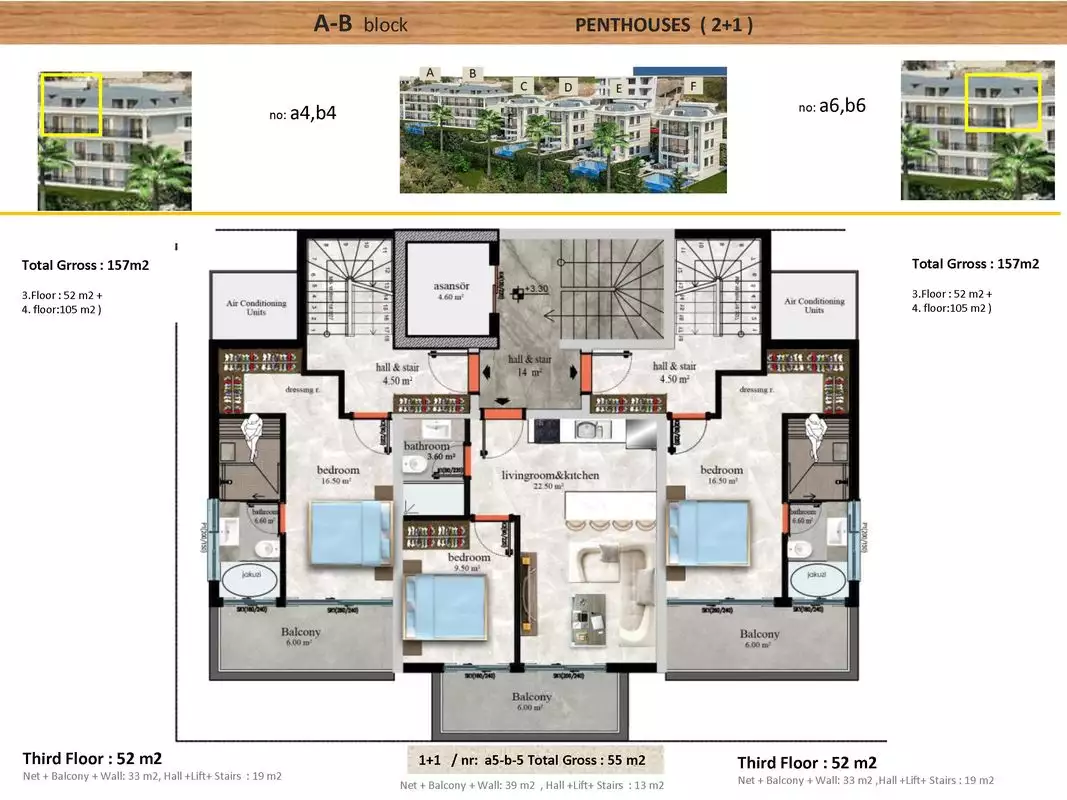 Квартира 55м² в Турции, Кестель. Стоимостью 490000€ аренда фото-11