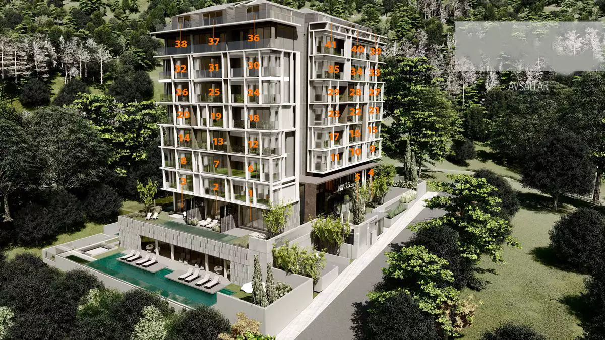 Квартира 48м² в Турции, Авсаллар. Стоимостью 110500€ аренда фото-1