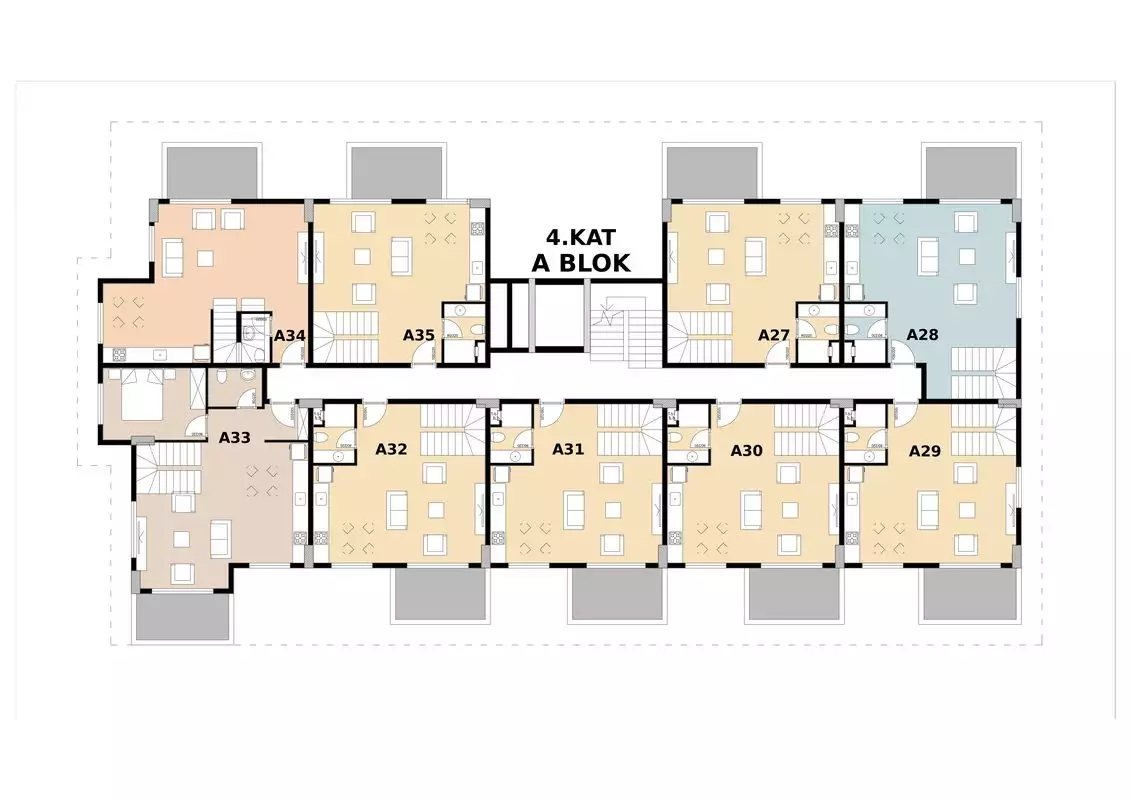Квартира 63м² в Турции, Авсаллар. Стоимостью 150000€ аренда фото-37