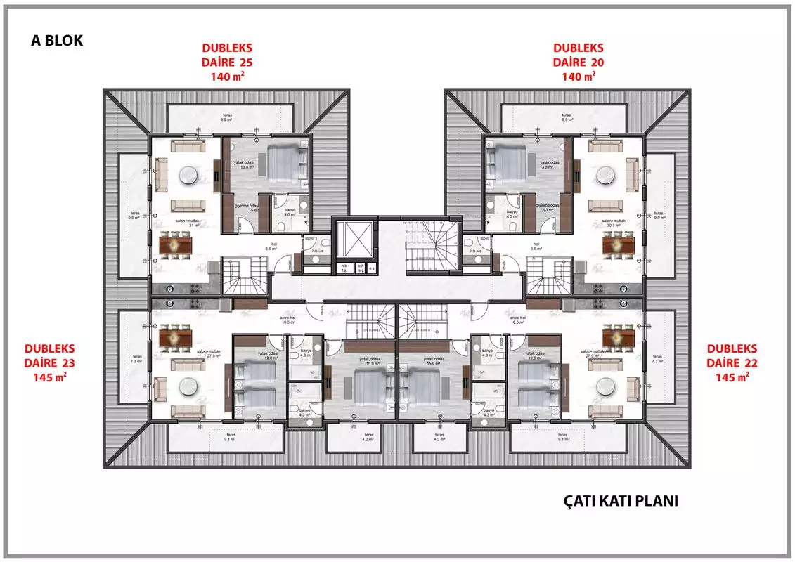 Квартира 51м² в Португалии, Алкобаса. Стоимостью 165000€ аренда фото-40