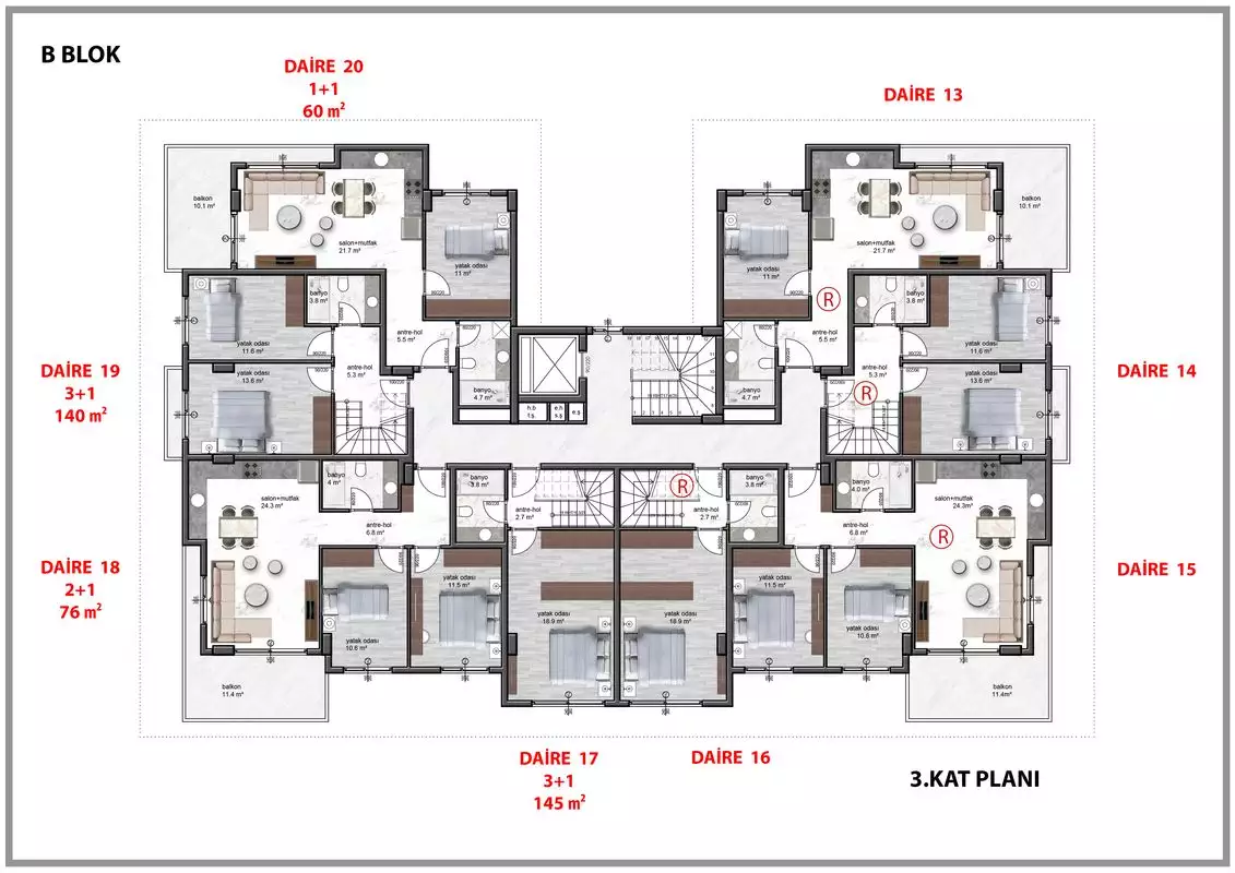 Квартира 51м² в Португалии, Алкобаса. Стоимостью 165000€ аренда фото-57