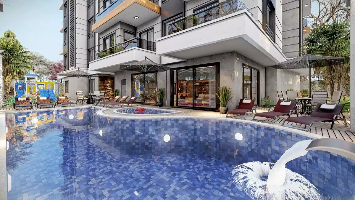 Квартира 53м² в Турции, Махмутлар. Стоимостью 132000€ аренда фото-10