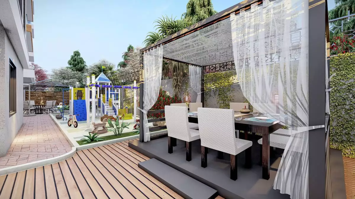 Квартира 53м² в Турции, Махмутлар. Стоимостью 132000€ аренда фото-11