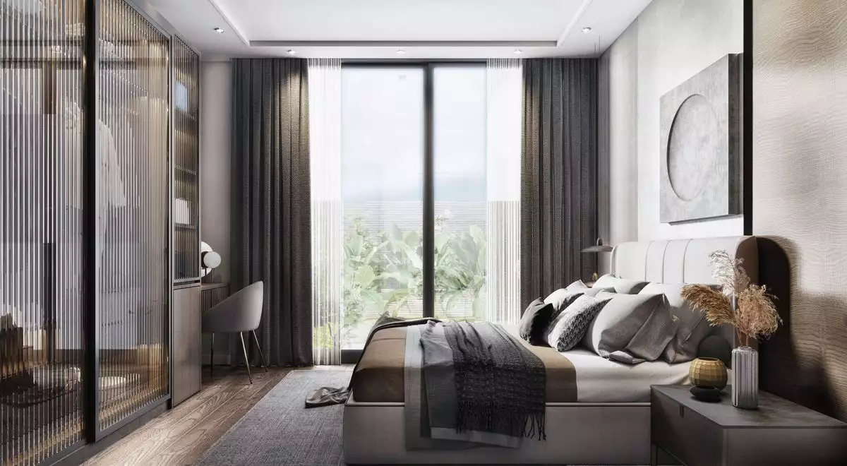 Квартира 44м² в Турции, Кестель. Стоимостью 190000€ аренда фото-19
