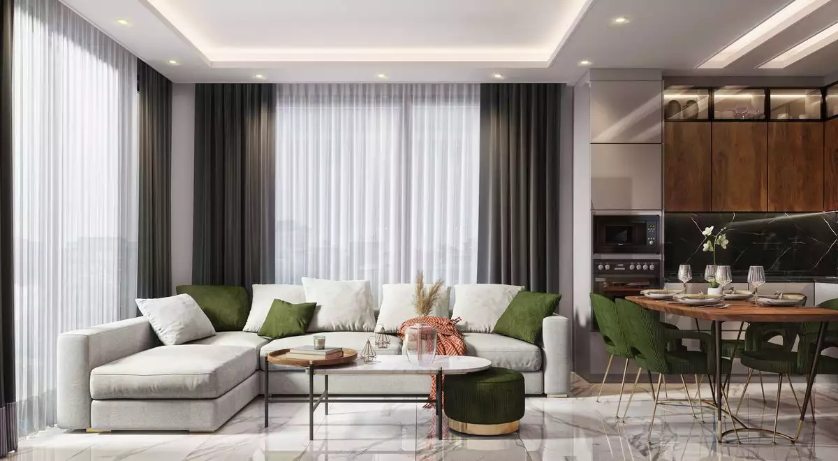 Квартира 44м² в Турции, Кестель. Стоимостью 190000€ аренда фото-30