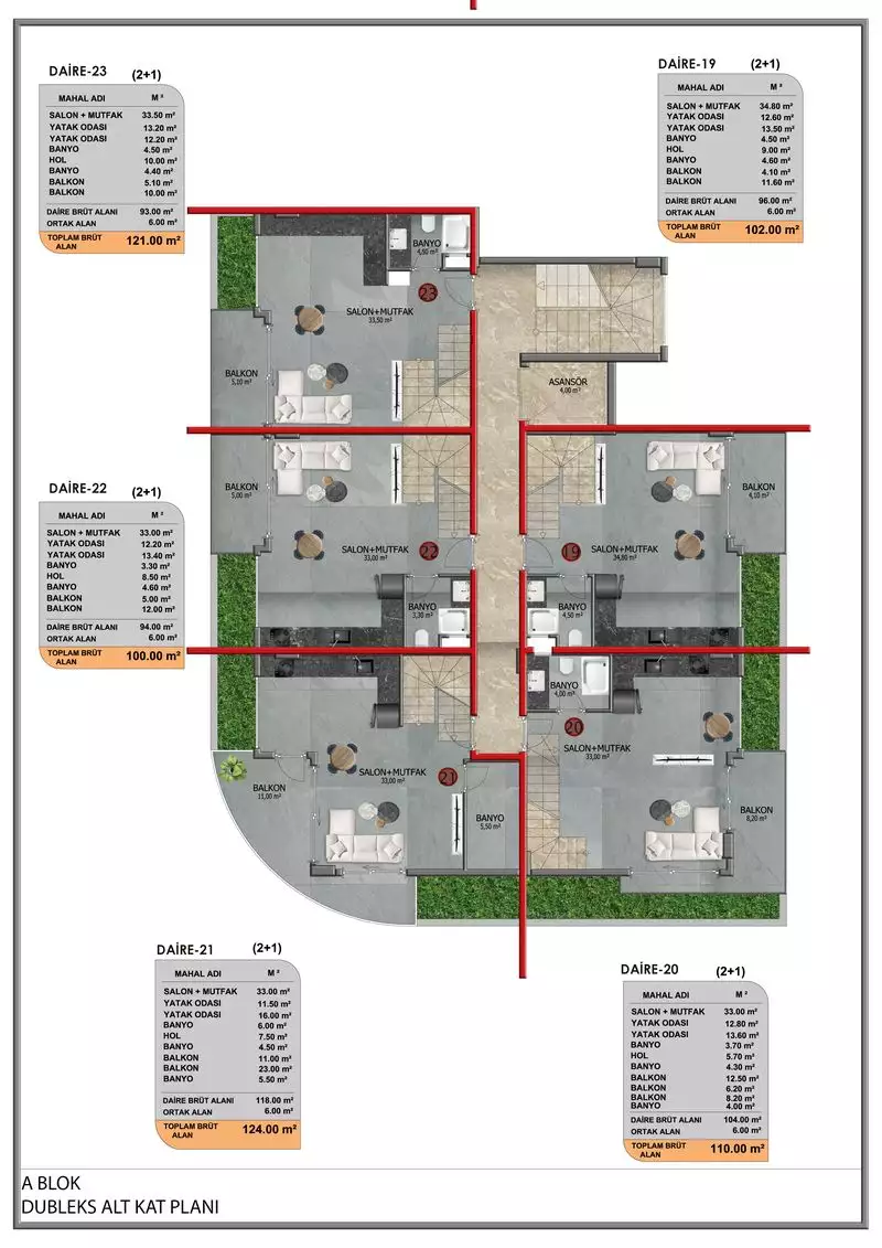 Квартира 44м² в Турции, Кестель. Стоимостью 190000€ аренда фото-40
