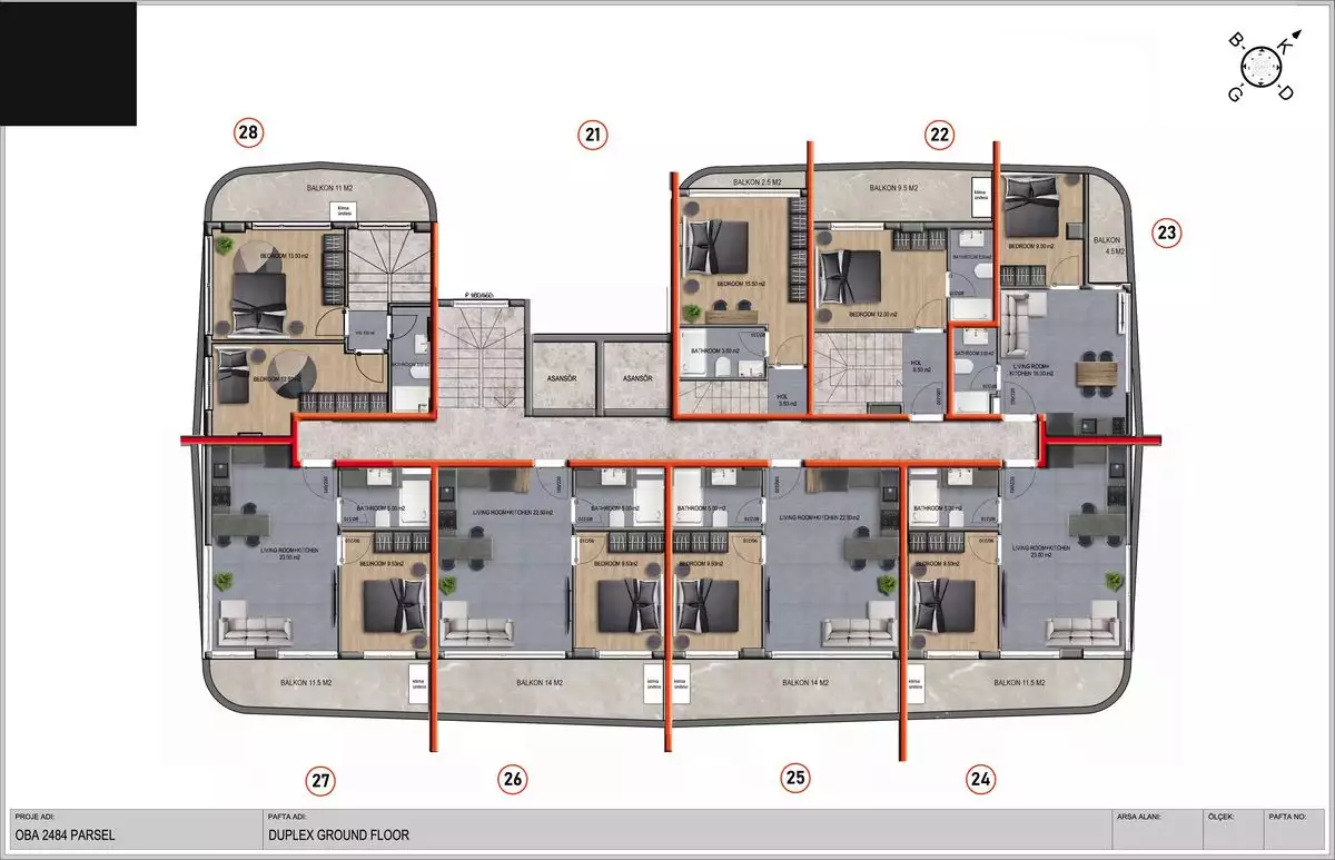 Квартира 44м² в Португалии, Алкобаса. Стоимостью 129000€ аренда фото-43
