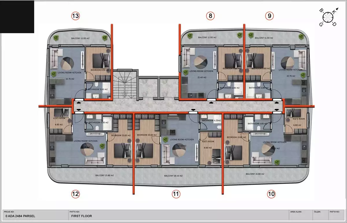 Квартира 44м² в Португалии, Алкобаса. Стоимостью 129000€ аренда фото-47