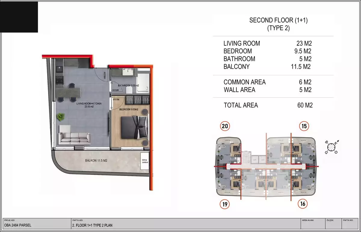 Квартира 44м² в Португалии, Алкобаса. Стоимостью 129000€ аренда фото-50