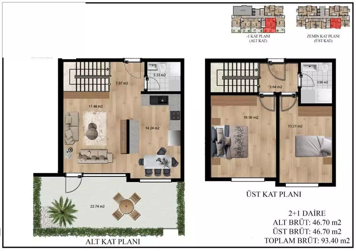 Квартира 55м² в Турции, Авсаллар. Стоимостью 150000€ аренда фото-15