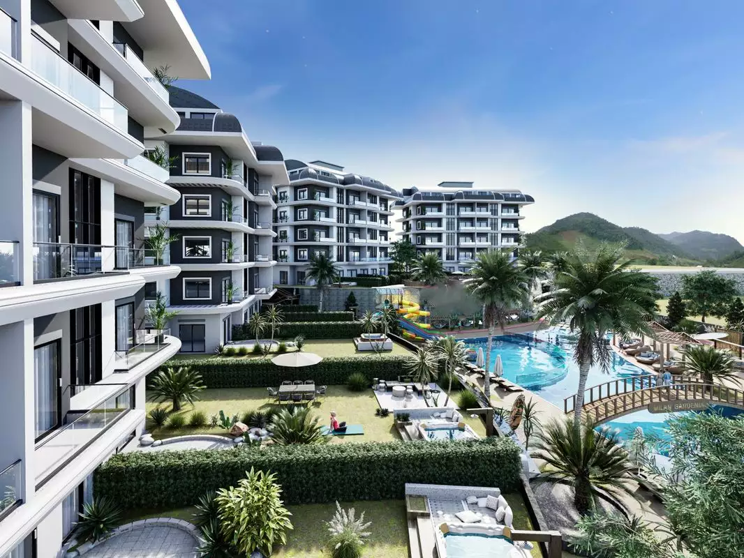 Квартира 50м² в Турции, Каргыджак. Стоимостью 143000€ аренда фото-1