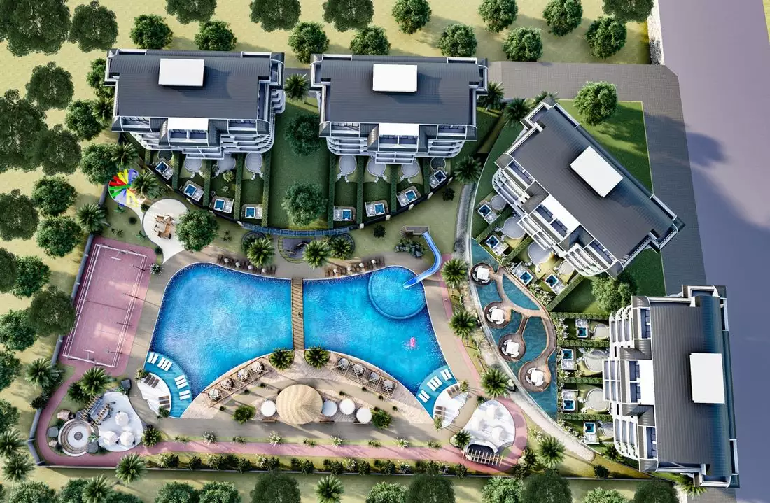 Квартира 50м² в Турции, Каргыджак. Стоимостью 143000€ аренда фото-3