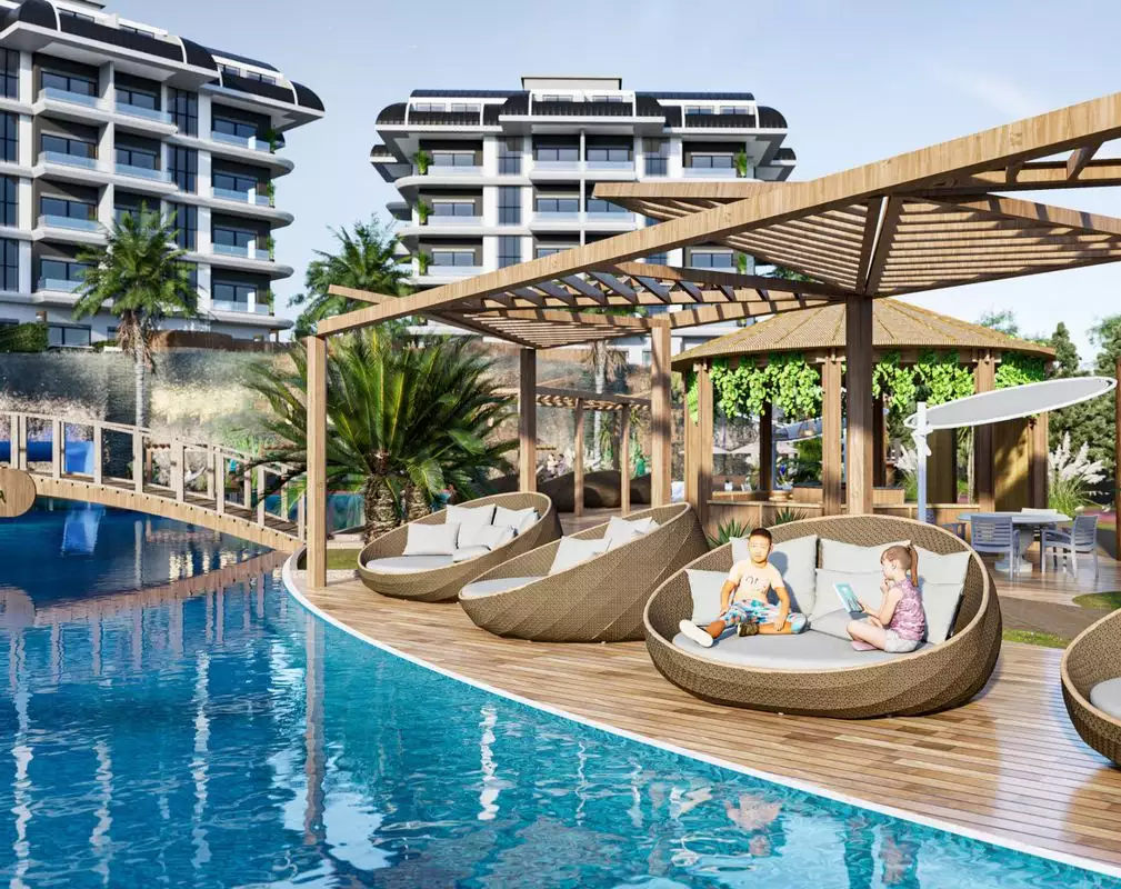 Квартира 50м² в Турции, Каргыджак. Стоимостью 143000€ аренда фото-16