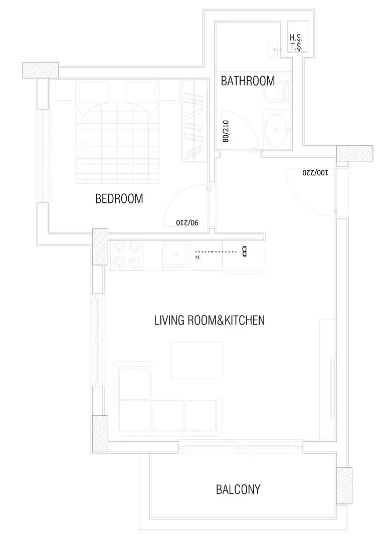 Квартира 50м² в Турции, Каргыджак. Стоимостью 143000€ аренда фото-40