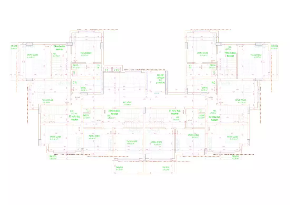 Квартира 50м² в Турции, Каргыджак. Стоимостью 143000€ аренда фото-46