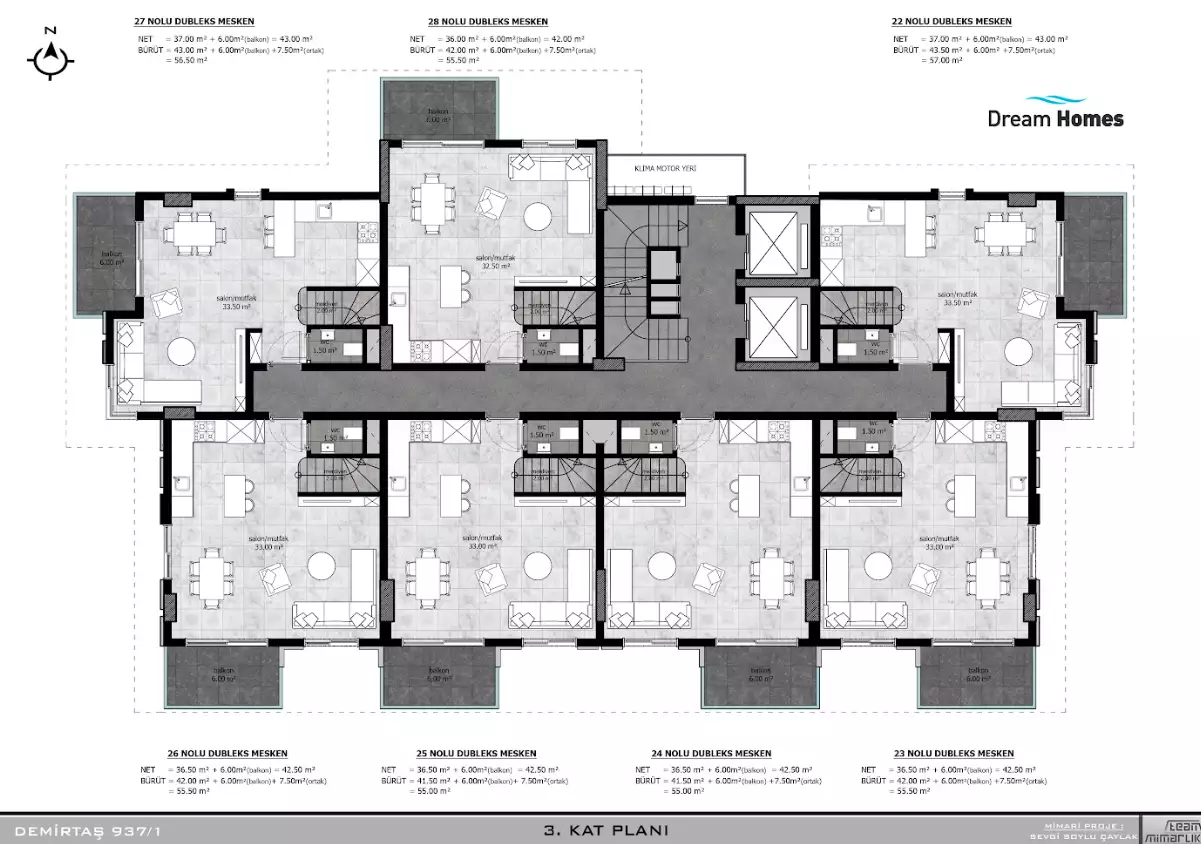 Квартира 100м² в Турции, Демирташ. Стоимостью 104500€ аренда фото-18