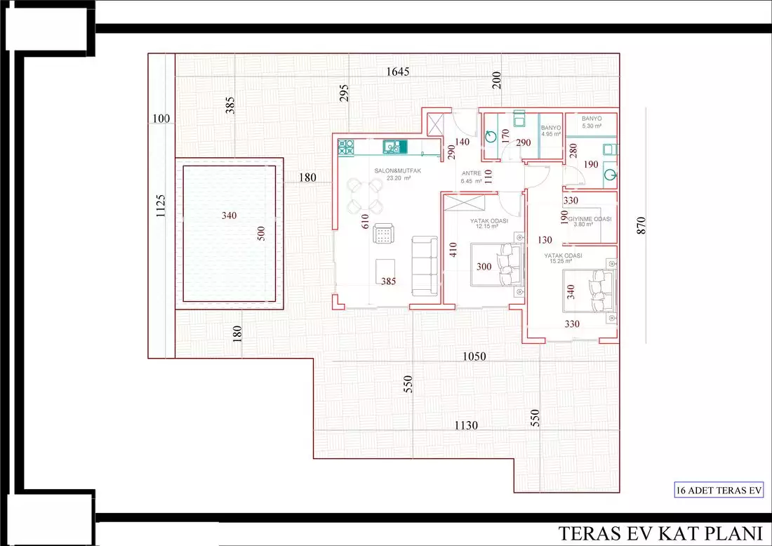 Квартира 55м² в Турции, Каргыджак. Стоимостью 160000€ аренда фото-17
