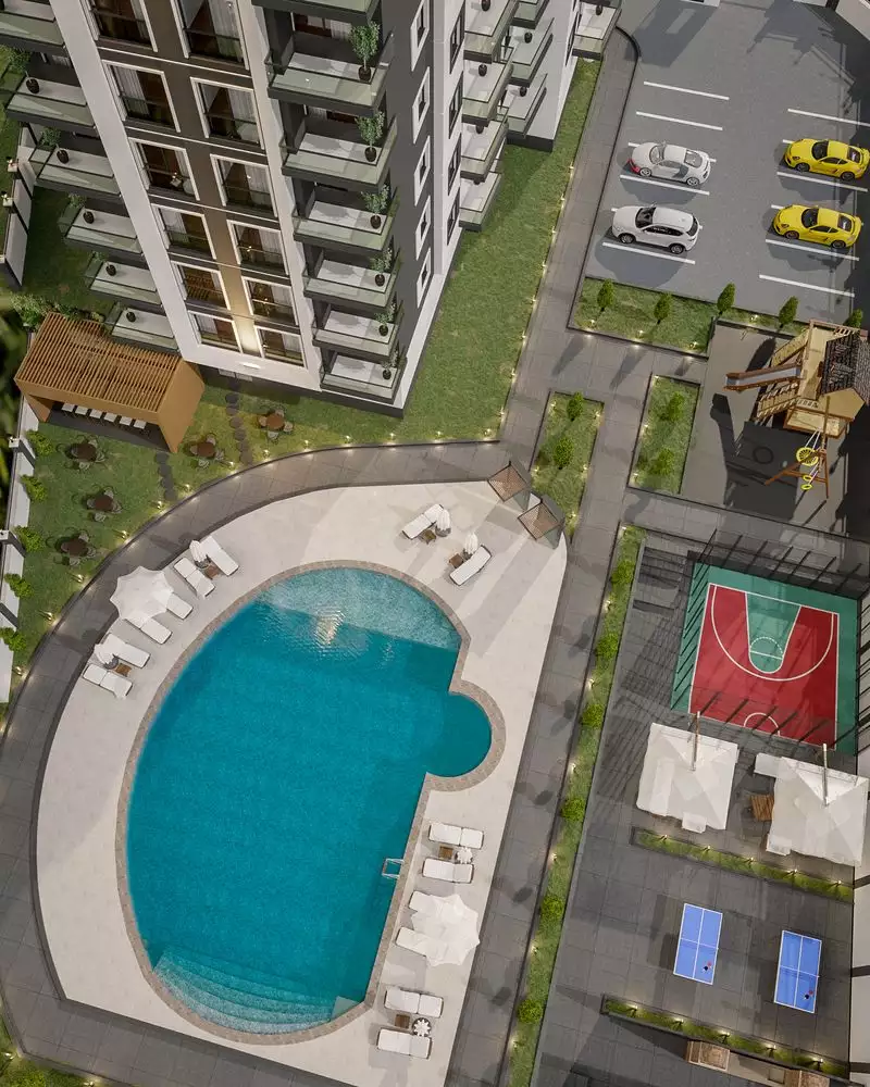 Квартира 55м² в Турции, Авсаллар. Стоимостью 92000€ аренда фото-9