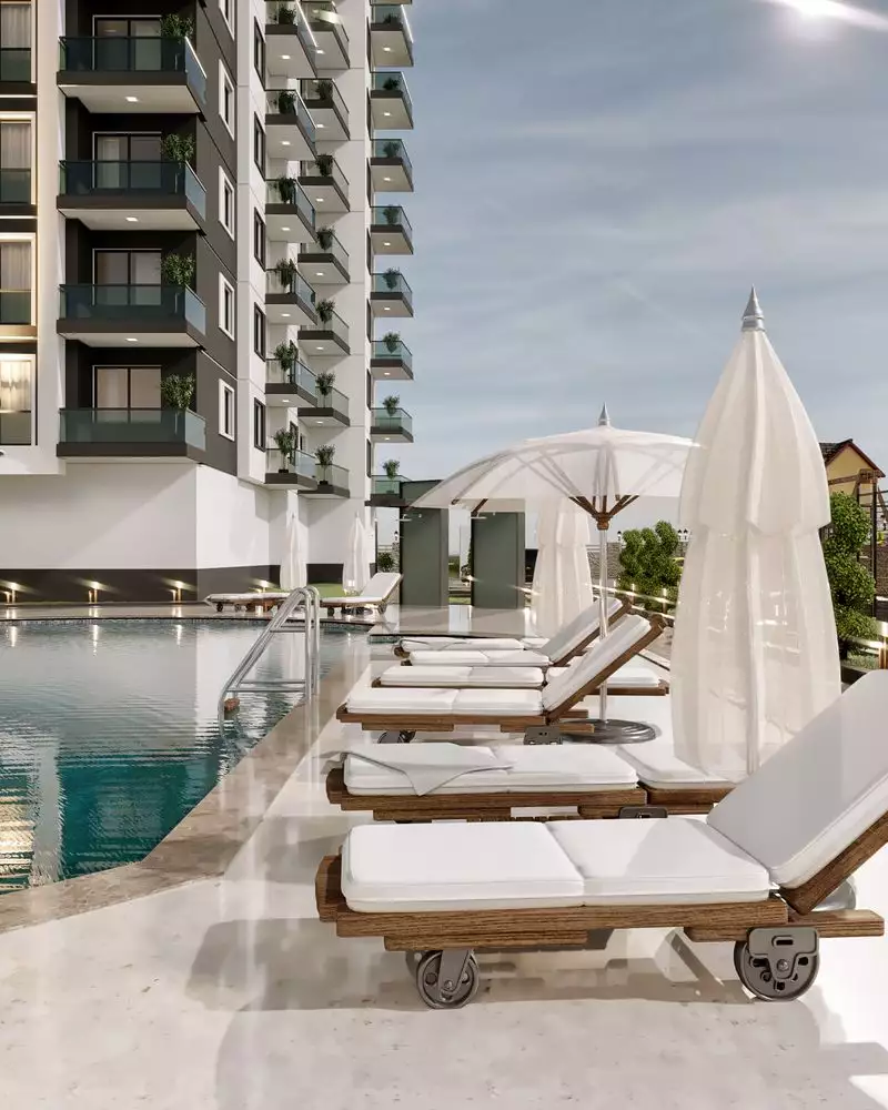 Квартира 55м² в Турции, Авсаллар. Стоимостью 92000€ аренда фото-11