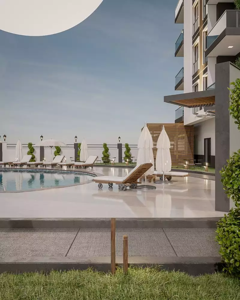 Квартира 55м² в Турции, Авсаллар. Стоимостью 92000€ аренда фото-16