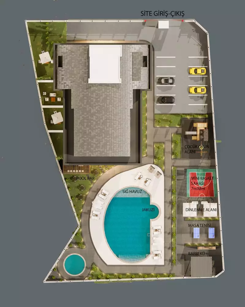 Квартира 55м² в Турции, Авсаллар. Стоимостью 92000€ аренда фото-17