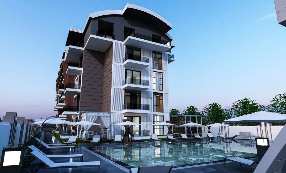 Квартира 55м² в Турции, Газипаша. Стоимостью 120000€ аренда фото-1
