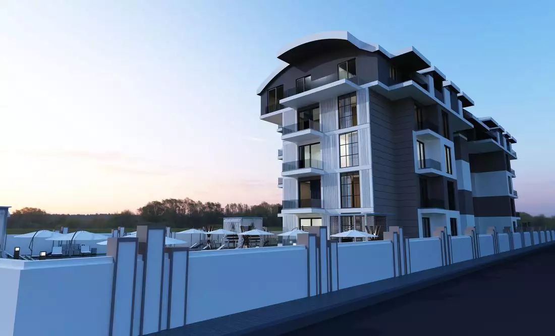 Квартира 55м² в Турции, Газипаша. Стоимостью 120000€ аренда фото-4