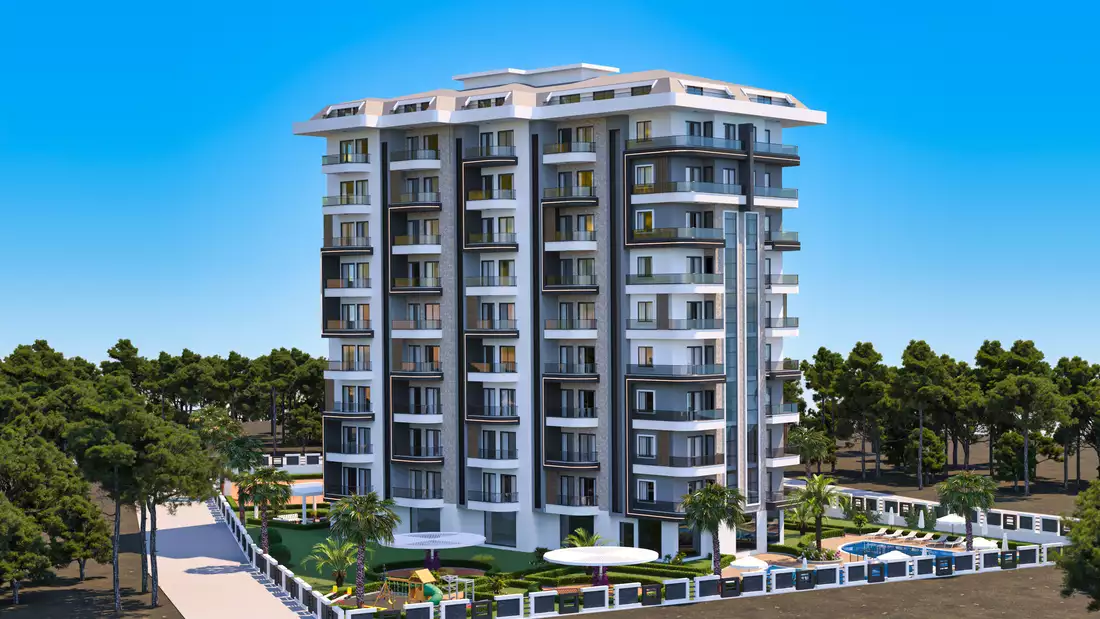 Квартира 56м² в Турции, Авсаллар. Стоимостью 145000€ аренда фото-1