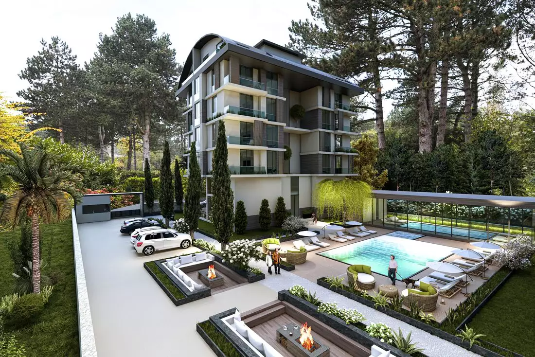 Квартира 56м² в Турции, Каргыджак. Стоимостью 132000€ аренда фото-9