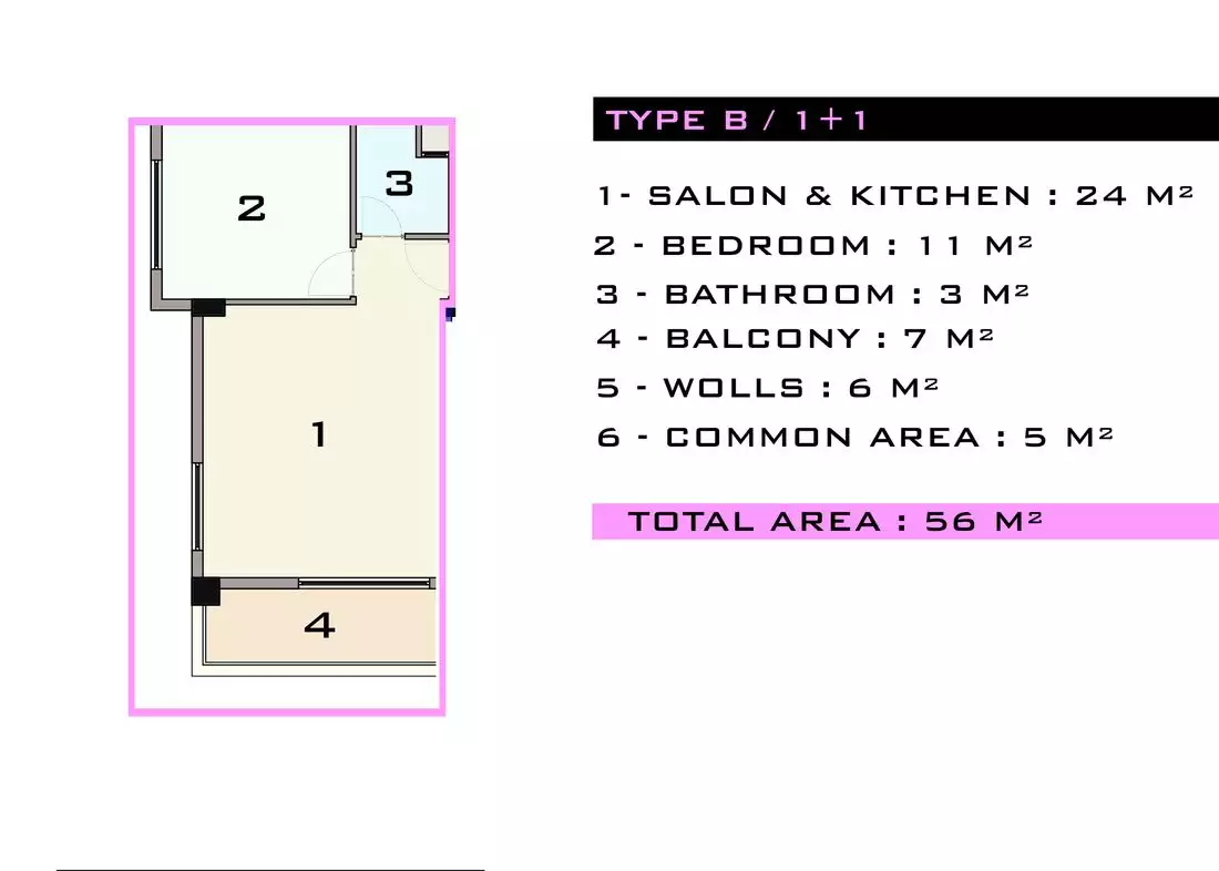 Квартира 56м² в Турции, Каргыджак. Стоимостью 132000€ аренда фото-34