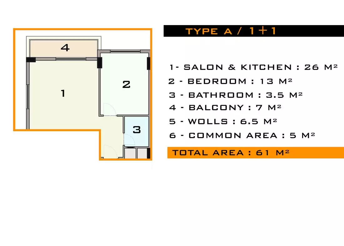 Квартира 56м² в Турции, Каргыджак. Стоимостью 132000€ аренда фото-35