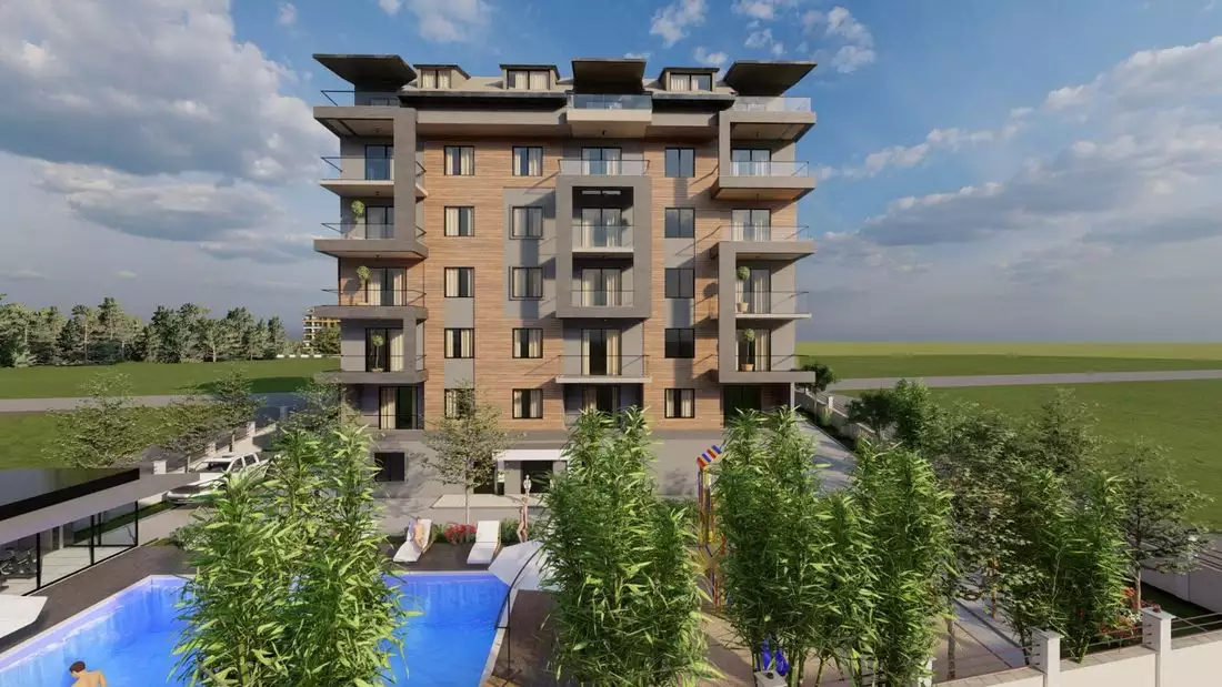 Квартира 51м² в Турции, Газипаша. Стоимостью 95000€ аренда фото-1
