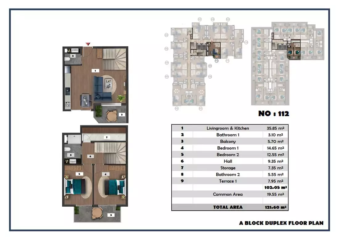 Квартира 60м² в Турции, Паяллар. Стоимостью 110000€ аренда фото-37