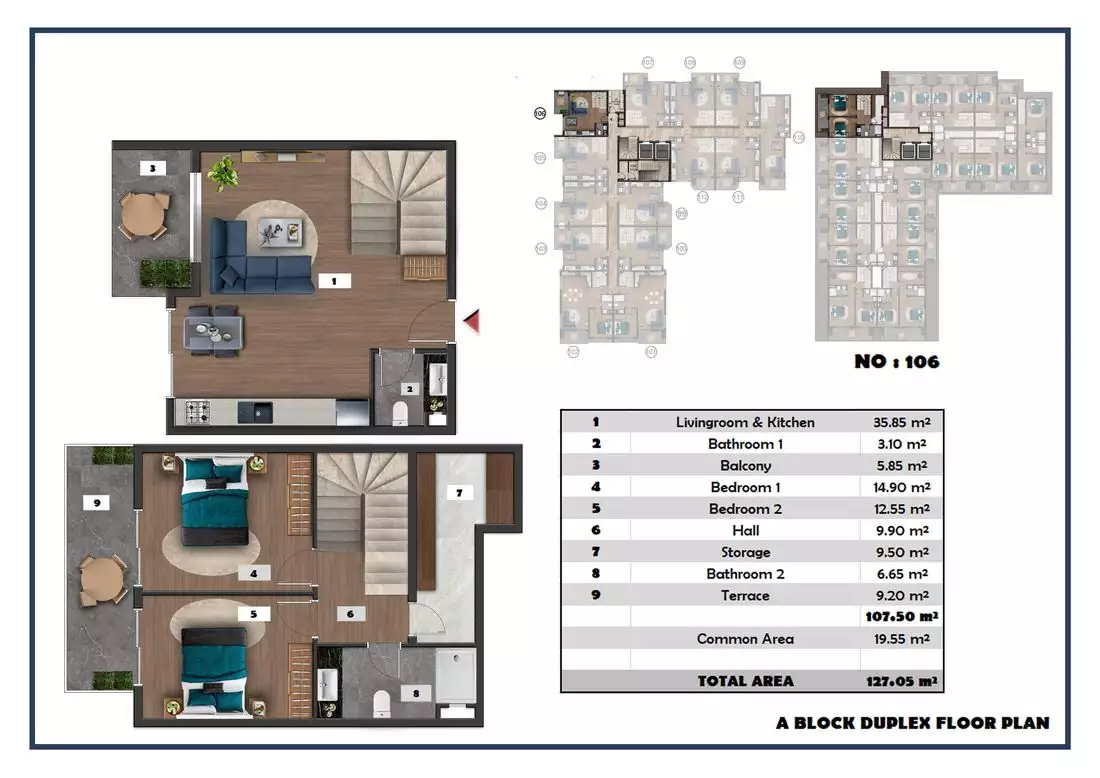 Квартира 60м² в Турции, Паяллар. Стоимостью 110000€ аренда фото-43
