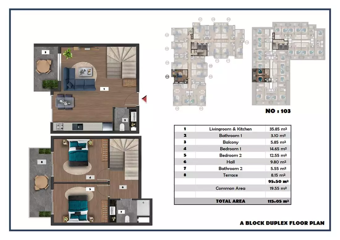 Квартира 60м² в Турции, Паяллар. Стоимостью 110000€ аренда фото-46