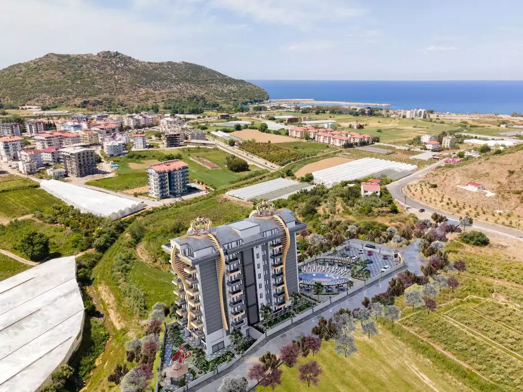 Квартира 46м² в Турции, Газипаша. Стоимостью 118100€ аренда фото-4