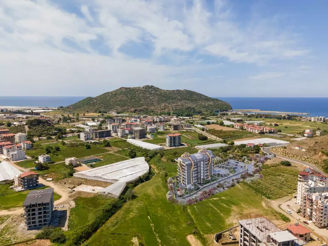 Квартира 46м² в Турции, Газипаша. Стоимостью 118100€ аренда фото-6