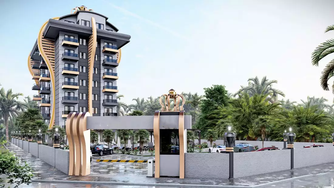 Квартира 46м² в Турции, Газипаша. Стоимостью 118100€ аренда фото-7