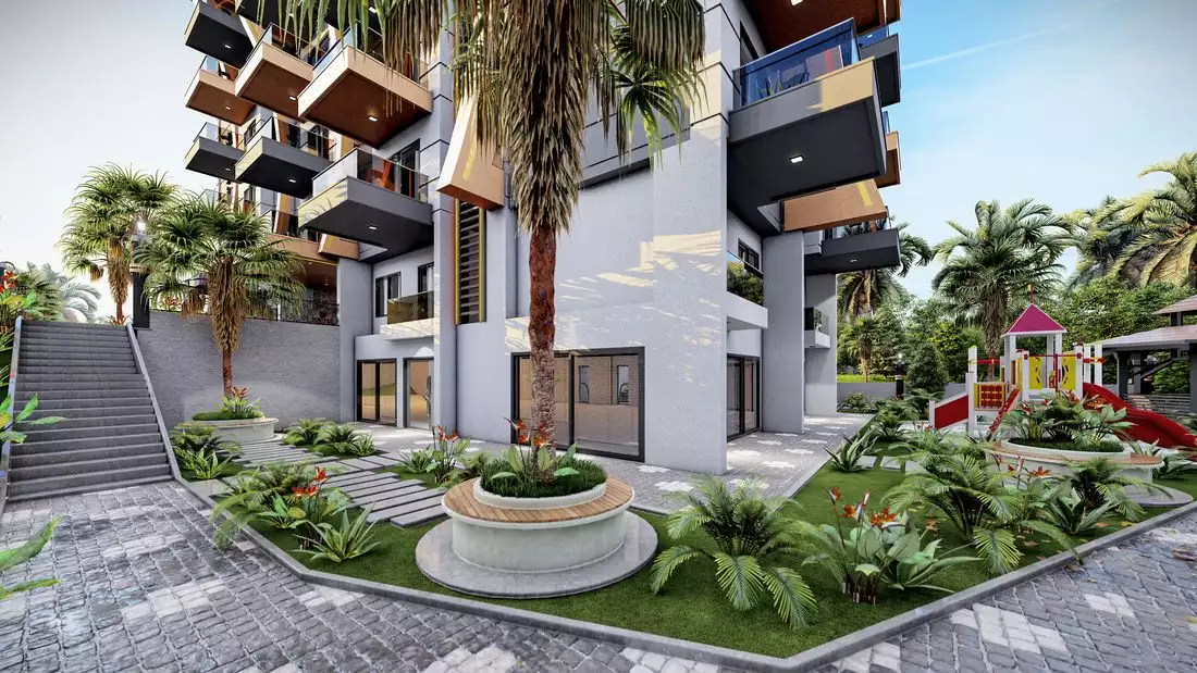 Квартира 46м² в Турции, Газипаша. Стоимостью 118100€ аренда фото-8