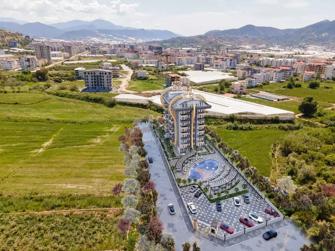 Квартира 46м² в Турции, Газипаша. Стоимостью 118100€ аренда фото-11