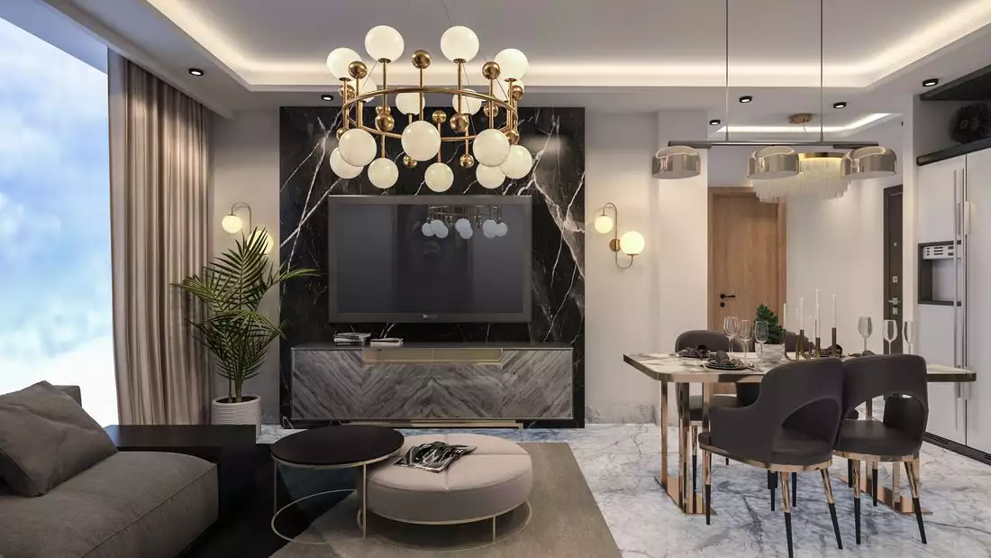Квартира 46м² в Турции, Газипаша. Стоимостью 118100€ аренда фото-22