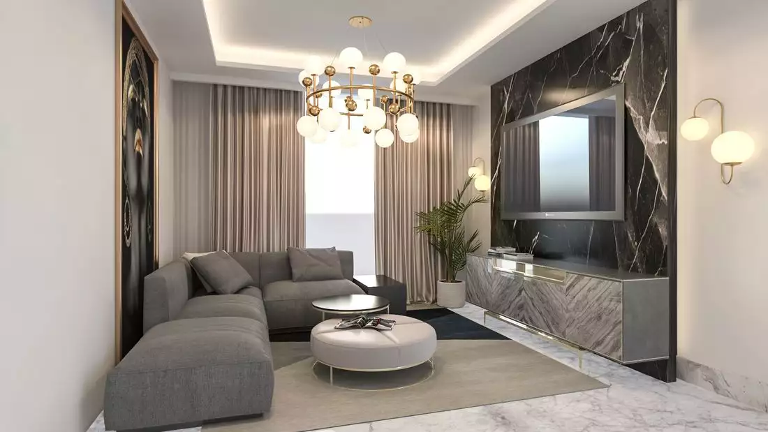 Квартира 46м² в Турции, Газипаша. Стоимостью 118100€ аренда фото-23
