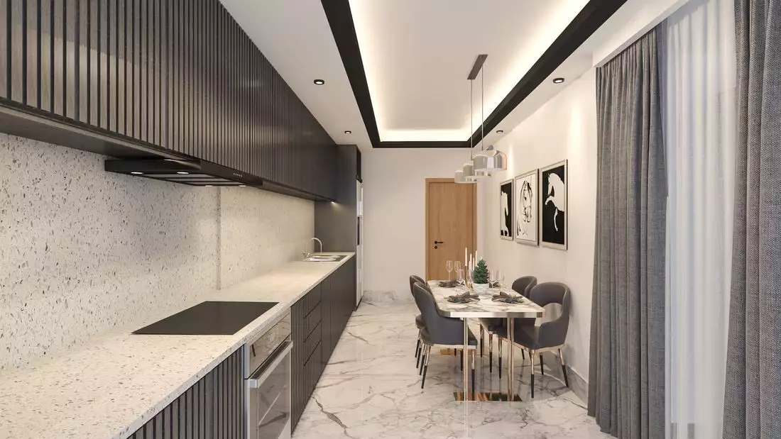 Квартира 46м² в Турции, Газипаша. Стоимостью 118100€ аренда фото-25