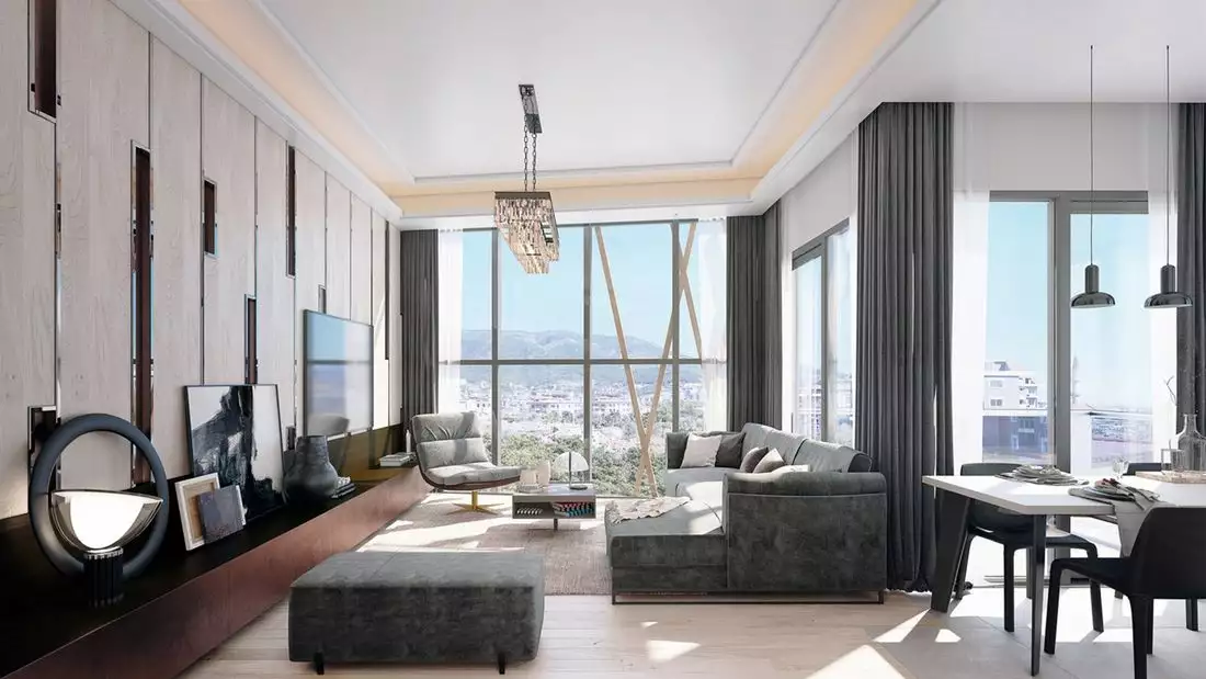 Квартира 54м² в Турции, Алания. Стоимостью 130000€ аренда фото-5