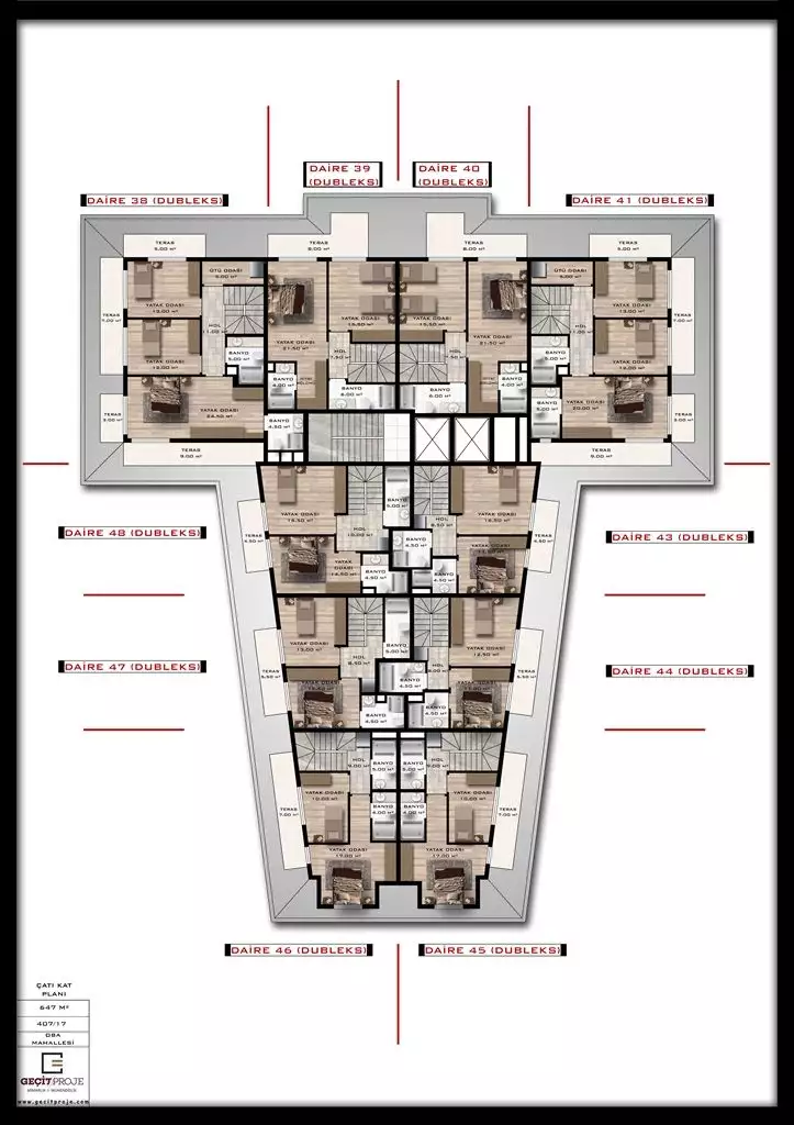Квартира 54м² в Турции, Алания. Стоимостью 130000€ аренда фото-16